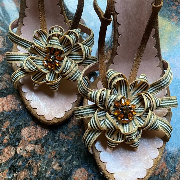 Moschino flower sling back sandal - Picture 8 of 11